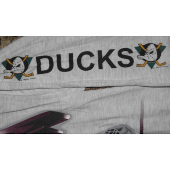 Vintage 1993 Anaheim Mighty Ducks Pure Magic Long Sleeve T-Shirt Medium - Picture 3 of 9